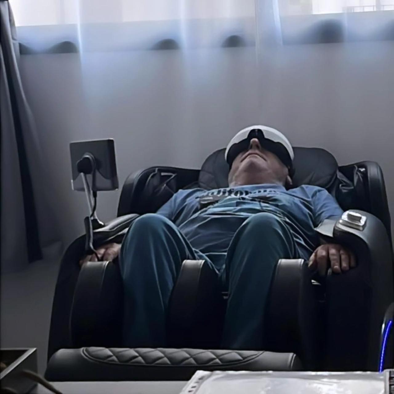 Paciente en sesión de neuromodulación vagal KINETIC